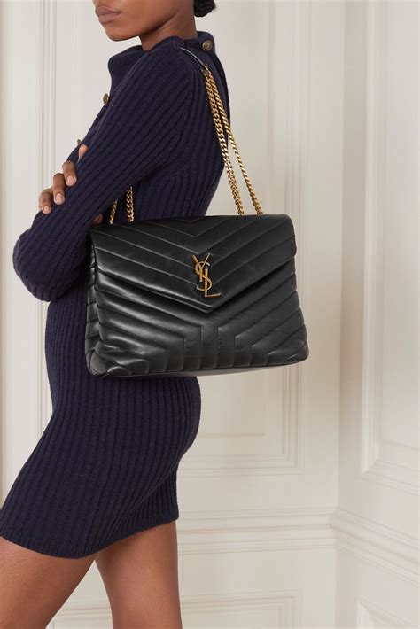 loulou small leather shoulder bag ysl|loulou small quilted leather crossbody.